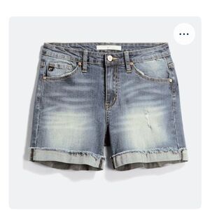 KanCan Light Wash Jean Shorts